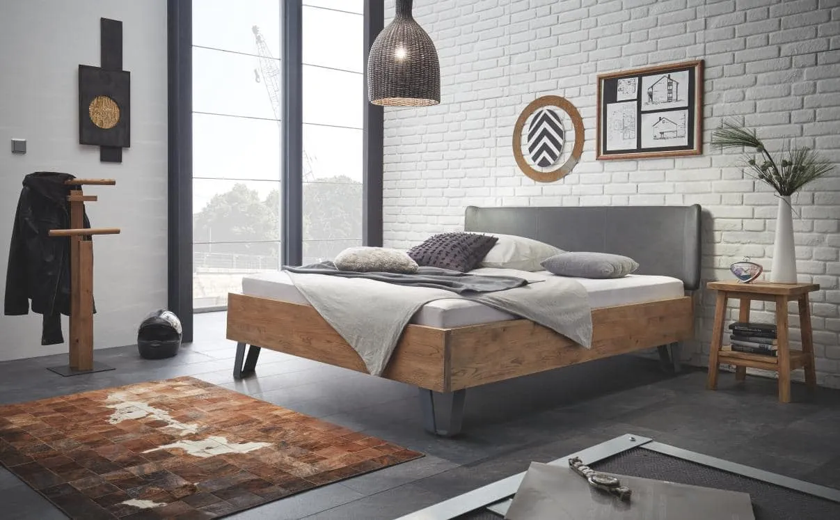 Hasena Bett Cadro 23 Wildeiche Vintage